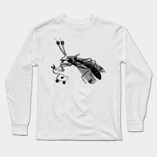 Big Bug with Wooden Duck Toy Long Sleeve T-Shirt